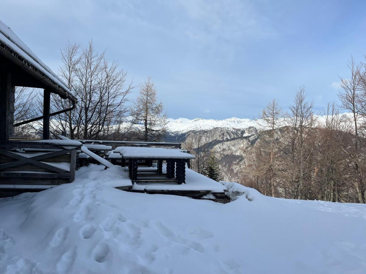 Chalet Burja At Vogel Mountain - Cable Car Access Or Hiking - Not Reachable With Car Bohinji-tó Kültér fotó